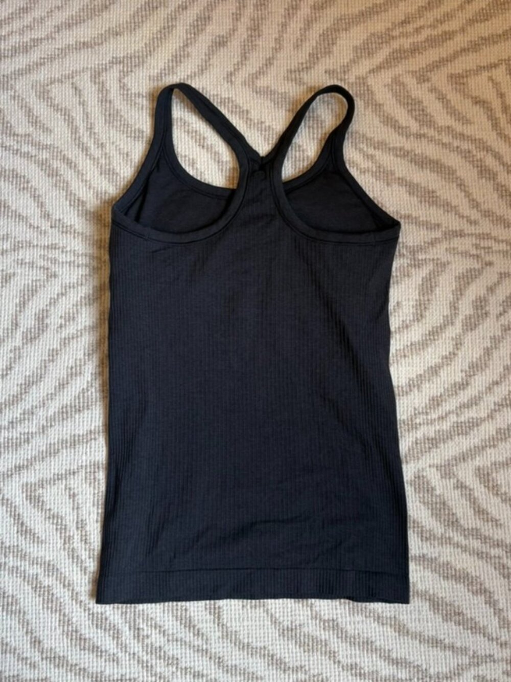 Lululemon Dark Gray Racerback Tank Top